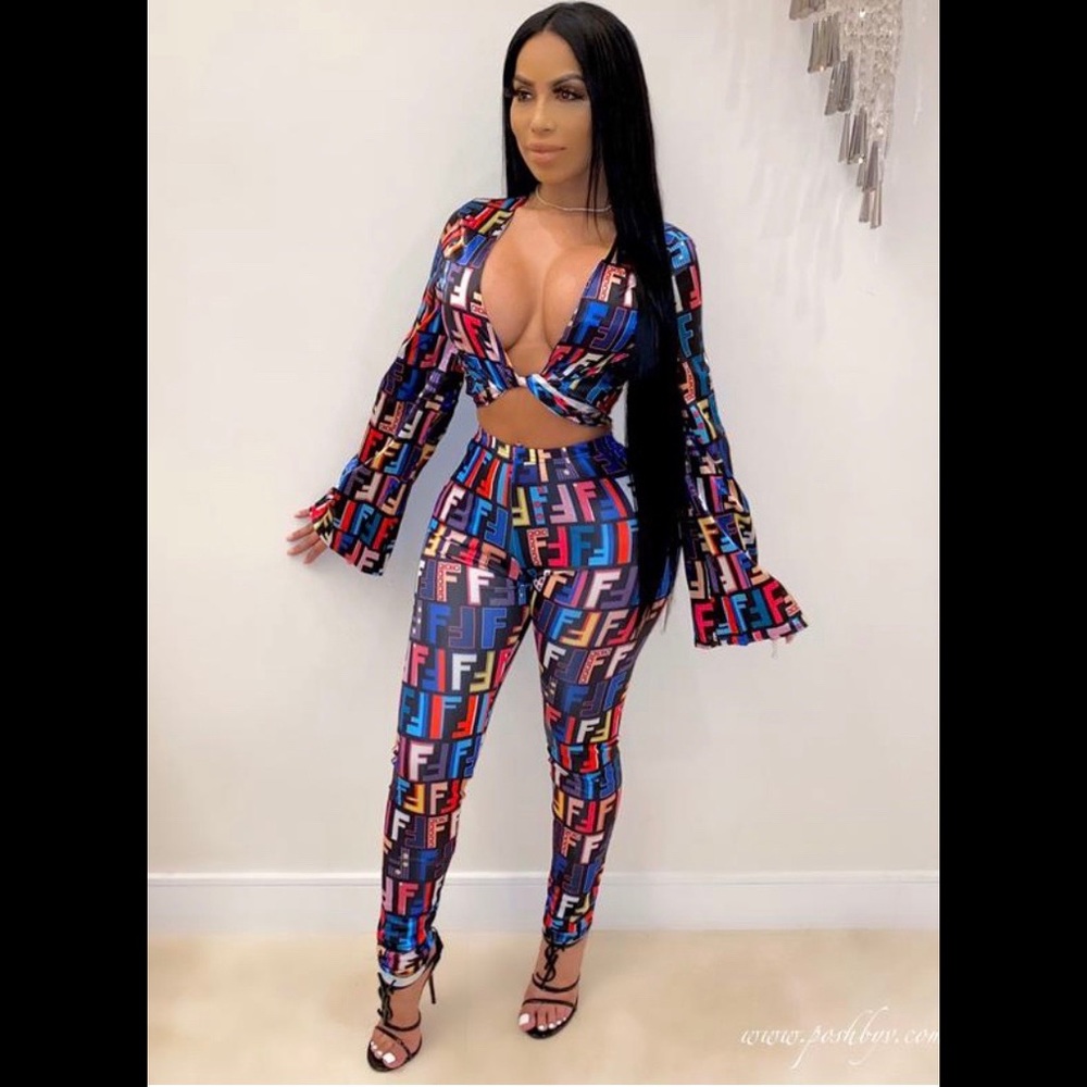 FF Print Legging Set